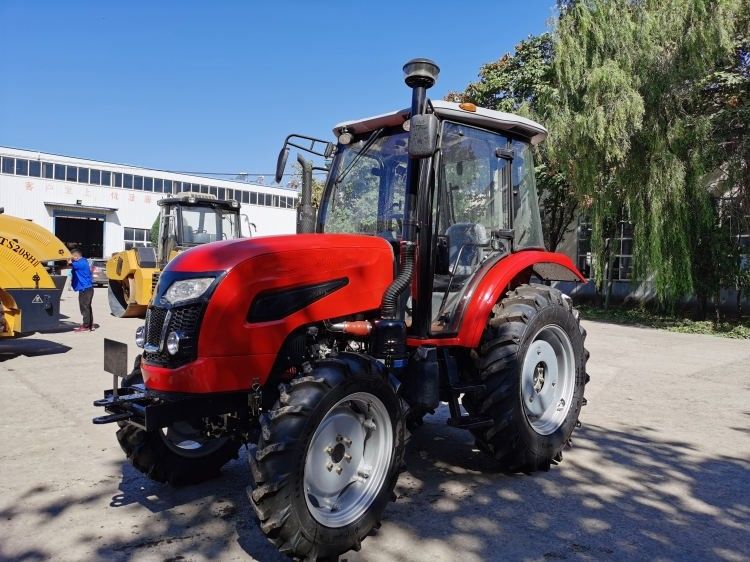 신차이 엔진 80HP 농장 트랙터 기계 80 HP 미니 4 휠 트랙터