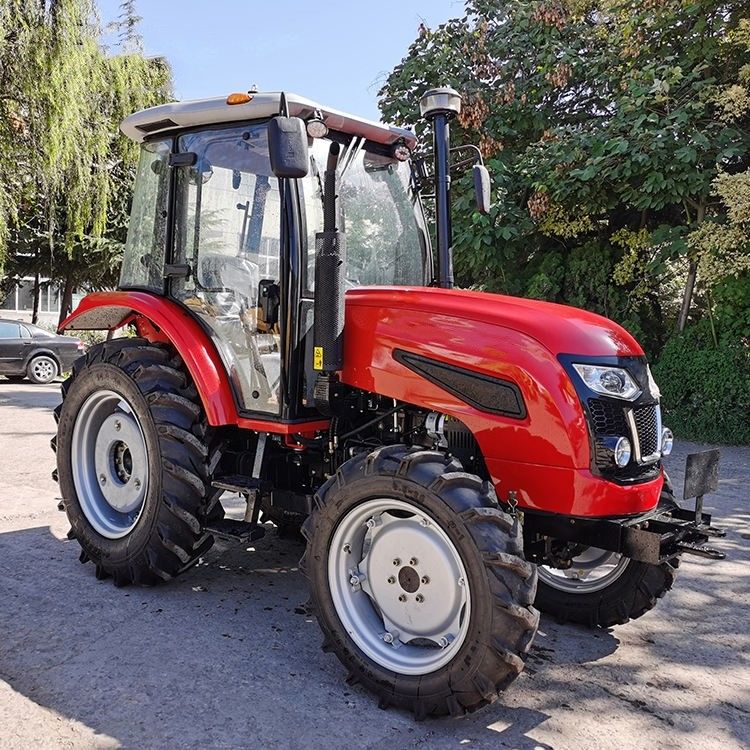 신차이 엔진 80HP 농장 트랙터 기계 80 HP 미니 4 휠 트랙터