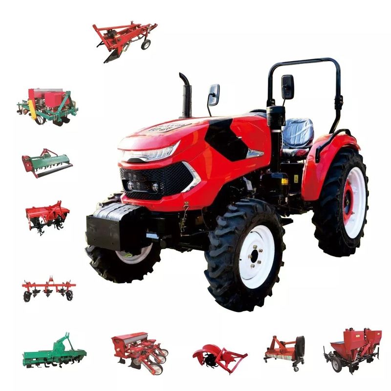 가이드 드라이브 휠 트랙터 농업용 2500 KG 중량 농업 기계 CE 인증