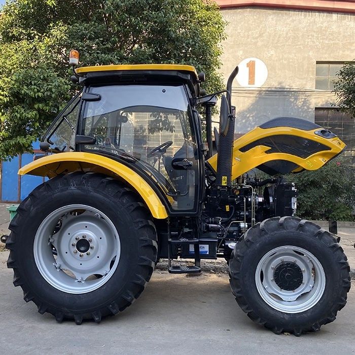 새로운 2024 기어 드라이브 농장 트랙터 110HP 120HP 휠 트랙터