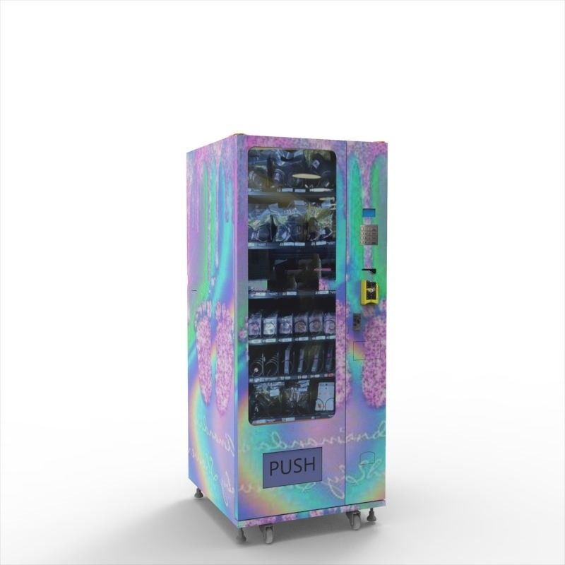 다기능 미용품 판매 기계 150W 출력 현금 신용 카드 지불