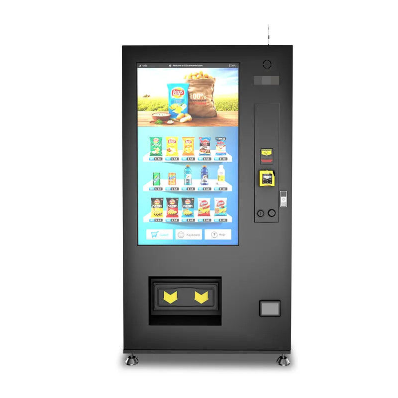 실내 무료 서있는 스마트 광고 LCD 디스플레이 판매 기계 사용자 지정 터치 스크린 UI, 원격 관리 디지털