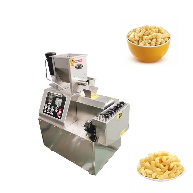 5.5kw 스냅 바 듀얼 스크루 익스트루더 튀긴 옥수수 칩 스냅스 식품 제조 기계