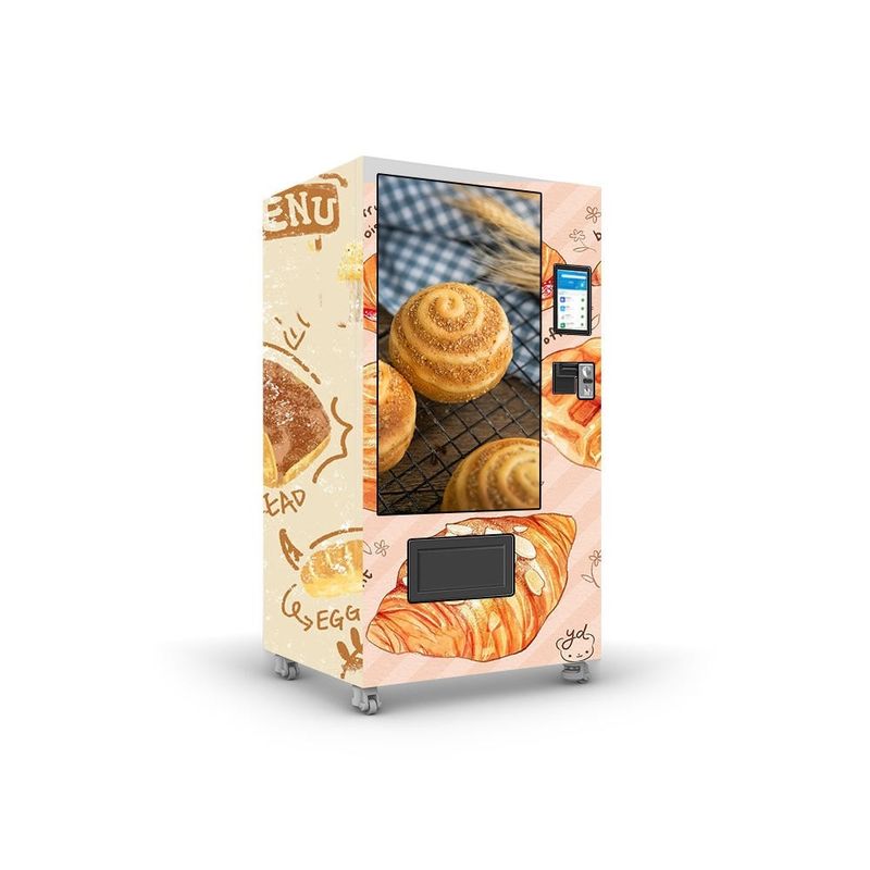 50W 자동 빵 간식 식품 및 음료 제품 Qr 지불 자동 판매 기계