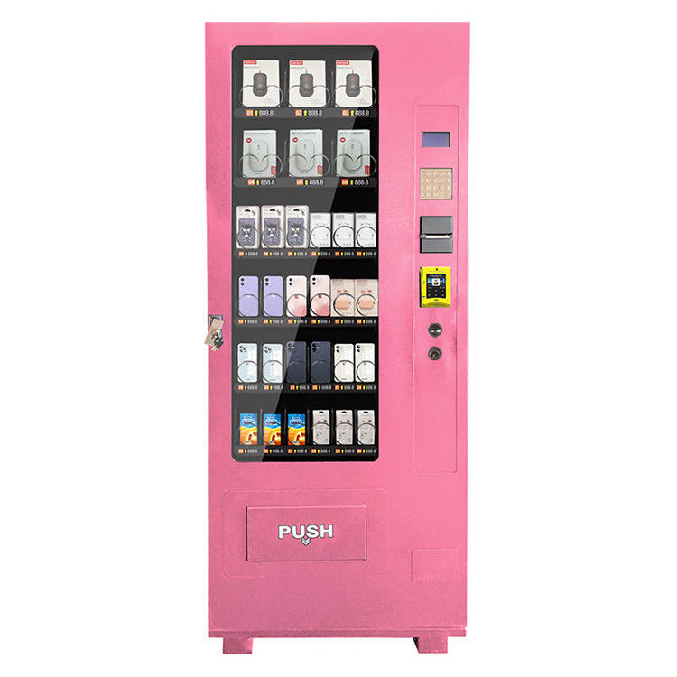 터치 스크린 제품 선택 및 사용자 정의 색상 페인팅 스티커와 함께 큰 자동 주스 판매 기계
